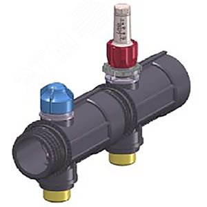 Сегмент промышленного коллектора Magna 1 1/2 с расходомером, ответвление 3/4 НР, евроконус