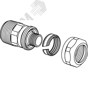 Штуцер 20x2,8-3/4НР