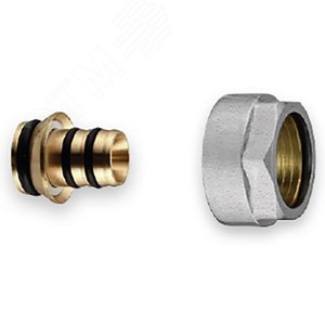 Адаптер зажимной MLC 16x2,0-3/4 ВР евроконус, латунь