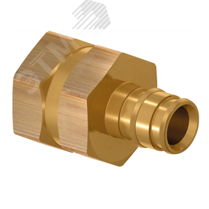 Штуцер 16х1/2' ВР для труб PE-Xa, латунь