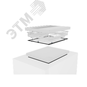 Панель вентиляционная потолочная без вентилятора RS52 (1шт.)