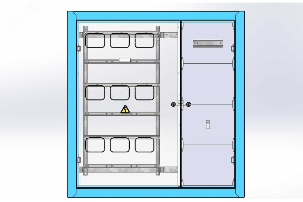 Корпус ЩЭсВС-1х9-9хСЭ1-IP31-УХЛ4-Узола (фальш-панели)