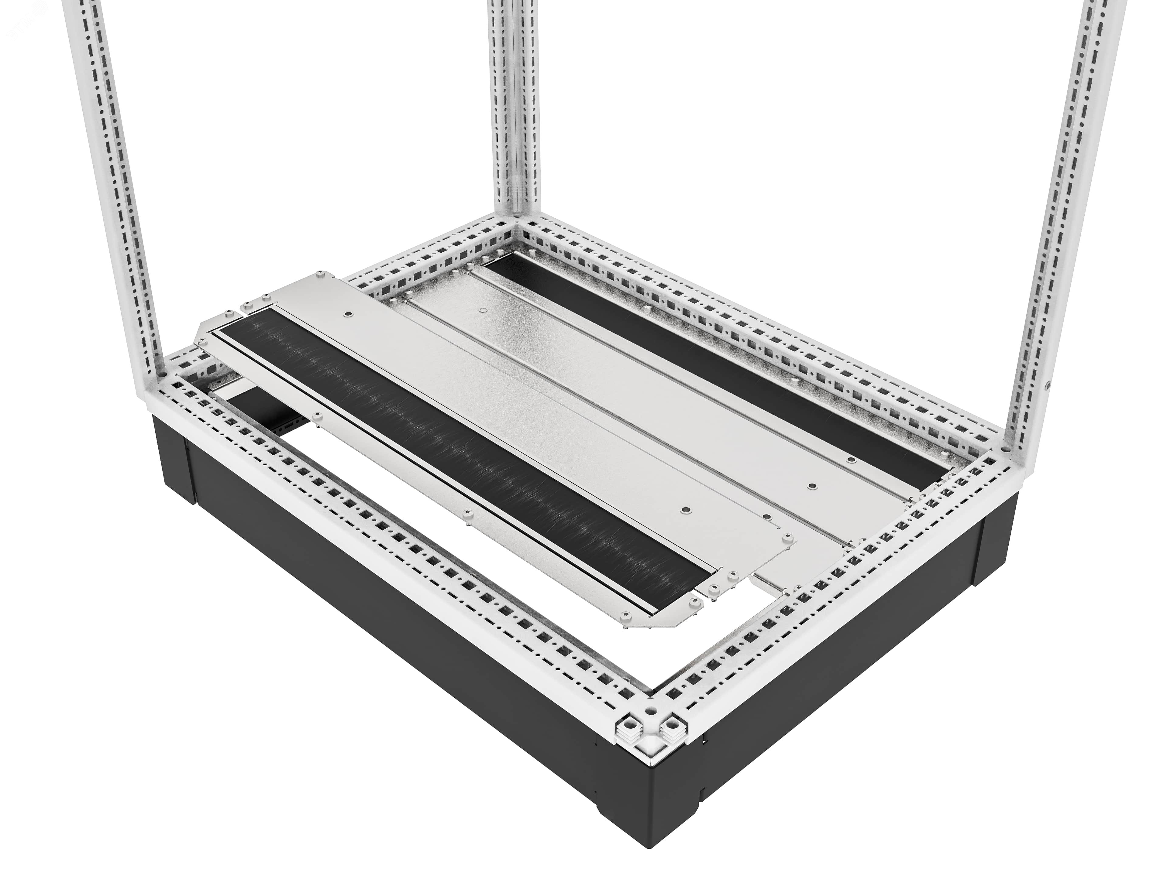 Панель с щеточным вводом концевая 200 мм RS52 00.60