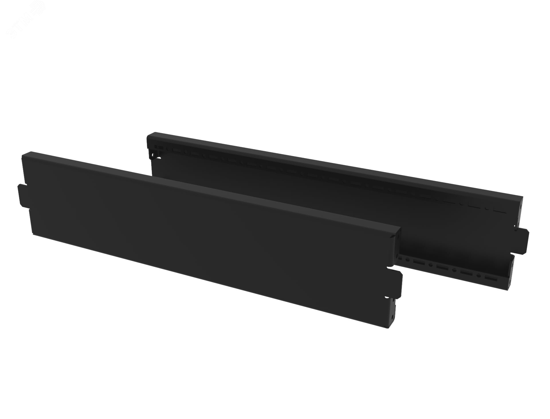 Элементы боковые цоколя 100 мм RS52 00.80 RAL7021 (2шт.)