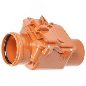 Клапан обратный 110 мм для наружной канализации