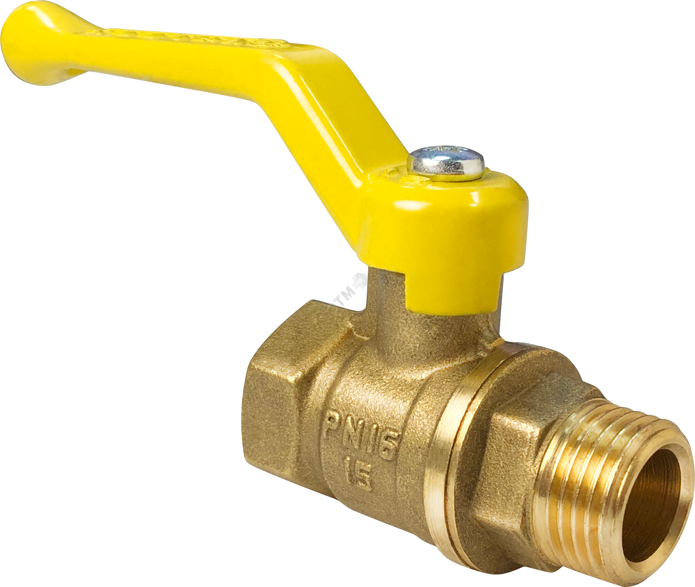 Кран шаровой для газа 11Б27фтМ 1 1/4' ВН ручка рычаг