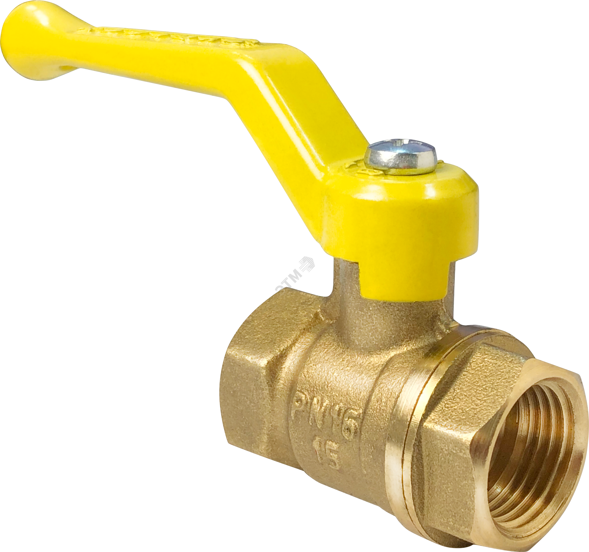 Кран шаровой для газа 11Б27фтМ 1 1/4' ВВ ручка рычаг