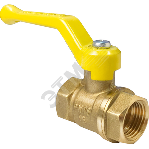 Кран шаровой для газа 11Б27фтМ 1 1/4' ВВ ручка рычаг