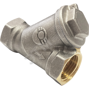 Фильтр латунный сетчатый 46Б5фт1 под пломбу никелированный 3/4' ВВ