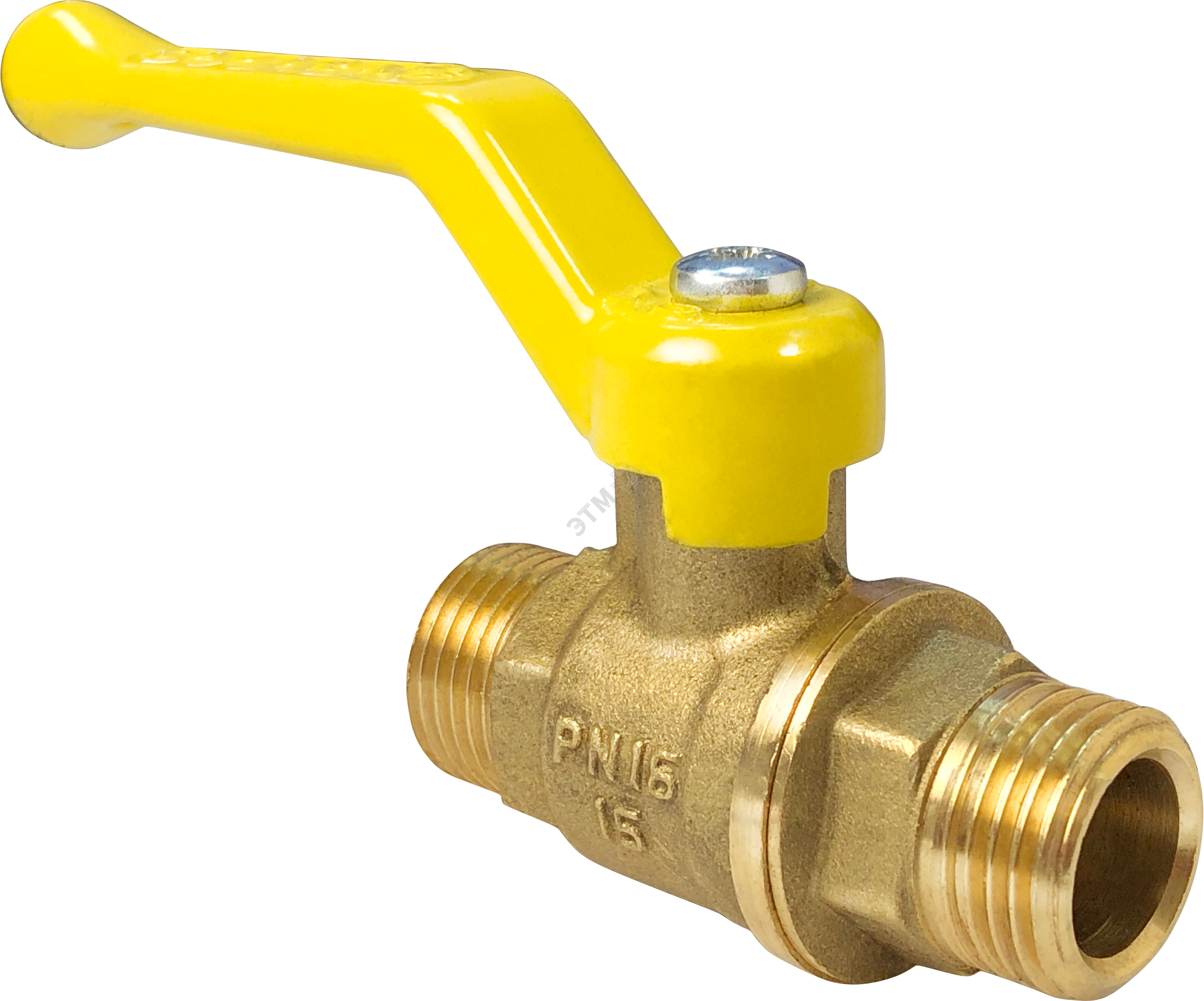 Кран шаровой для газа 11Б27фтМ 3/4' НН ручка рычаг