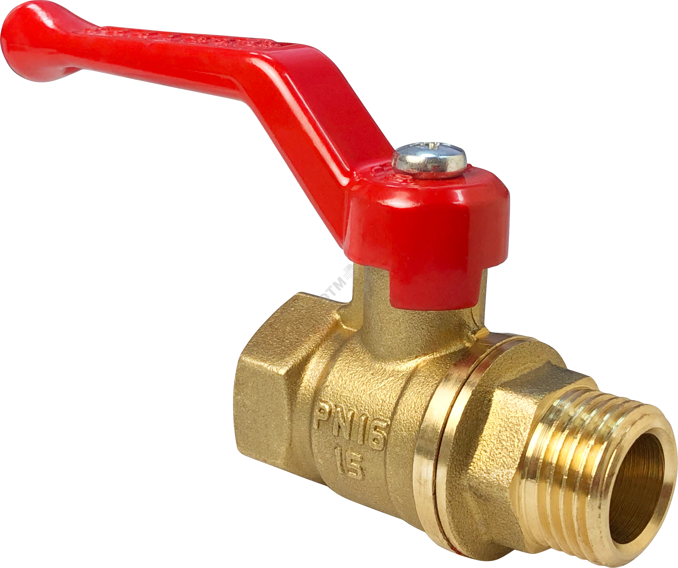 Кран шаровой OPTIMA 11Б27фт1М 3/4' ВН ручка рычаг