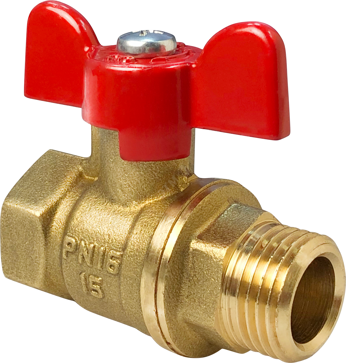 Кран шаровой OPTIMA 11Б27фт1М 3/4' ВН ручка бабочка