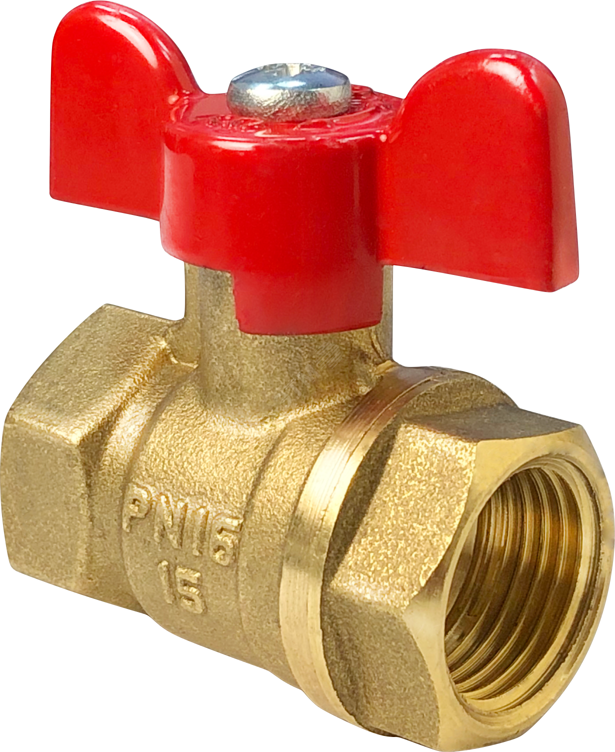 Кран шаровой OPTIMA 11Б27фт1М 3/4' ВВ ручка бабочка