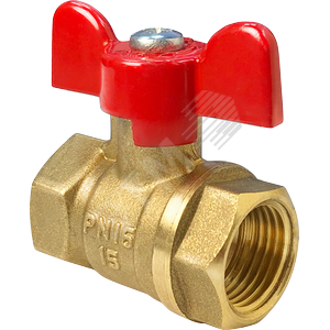 Кран шаровой OPTIMA 11Б27фт1М 3/4' ВВ ручка бабочка