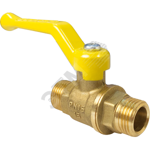 Кран шаровой для газа 11Б27фтМ 1/2' НН ручка рычаг