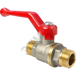 Кран шаровой 11Б27фт1М никелированный 1/2' НН ручка рычаг