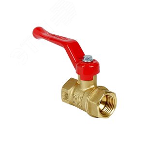 Кран шаровой N/P59 для ГАЗА 1/2 ВР/НР ручка-рычаг, латунный 11Б27фтМ (80/20)