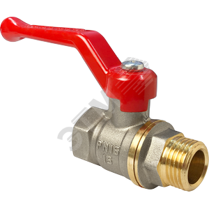 Кран шаровой 11Б27фт1М никелированный 1/2' ВН ручка рычаг