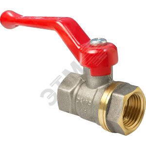 Кран шаровой OPTIMA 11Б27фт1М никелированный 1/2' ВВ ручка рычаг