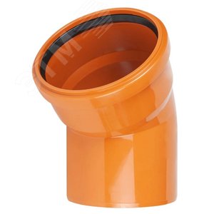 Отвод 45 град. 110 мм для наружной канализации