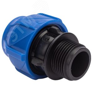 Муфта компрессионная соединительная ПНД НР 25х3/4 (160/40)