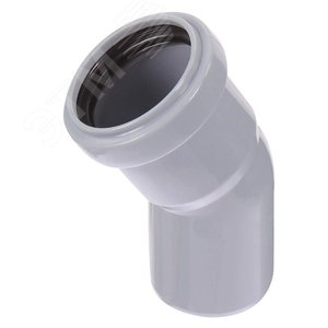 Отвод 30 градусов 50мм для внутренней канализации