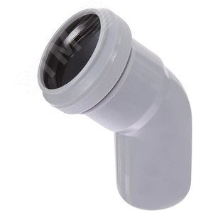 Отвод 45 градусов 40 мм для внутренней канализации