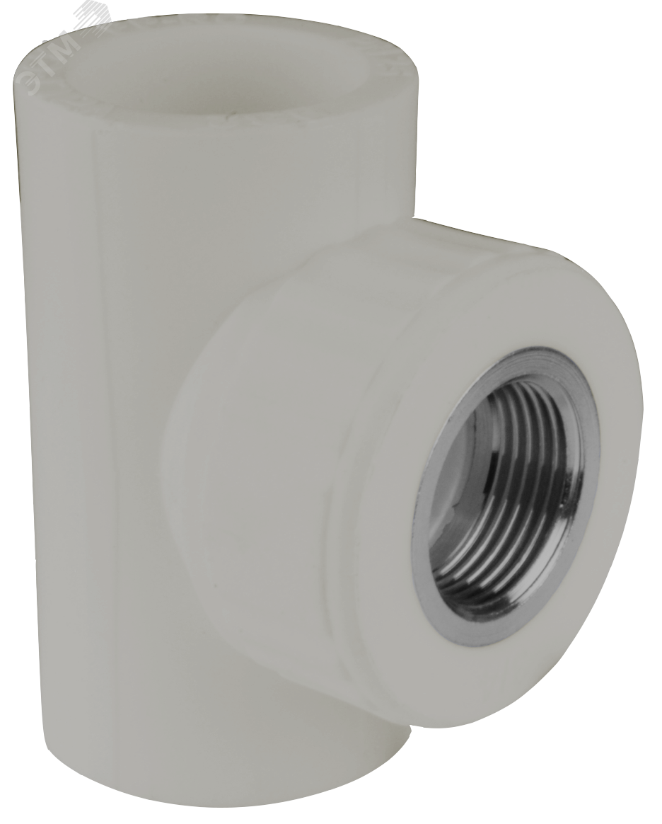 Тройник переходной с внутренней резьбой 25х3/4х25 (45/15)  СЕРЫЙ