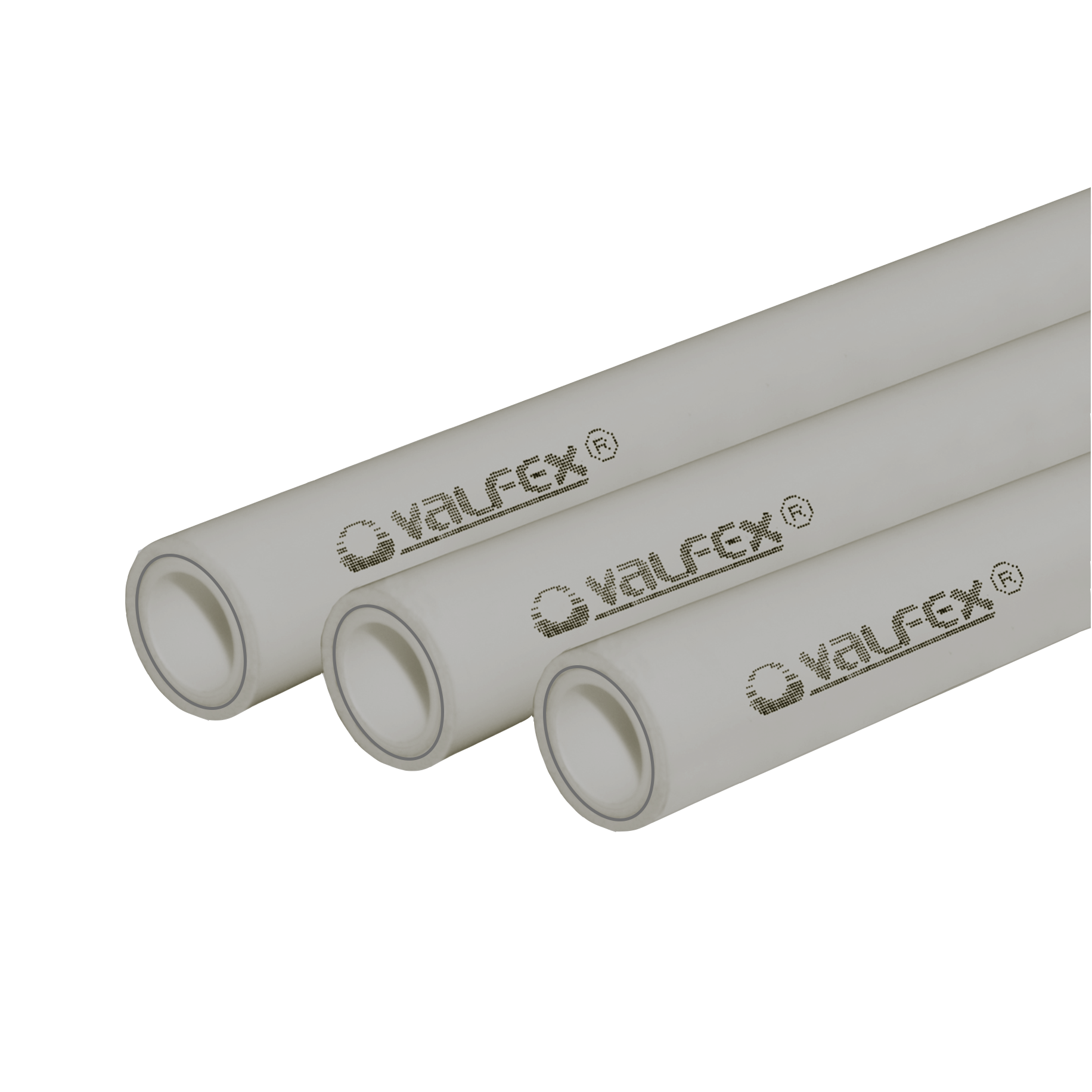 Труба полипропиленовая 32x5.4 SDR 6 PN 25 PPR армированная алюминием серая, хлыст 4м