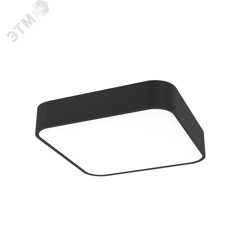 Светильник светодиодный ДСО-30Вт 3000К COSMO Q Черный