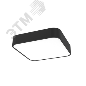 Светильник светодиодный ДСО-30Вт 3000К COSMO Q Черный