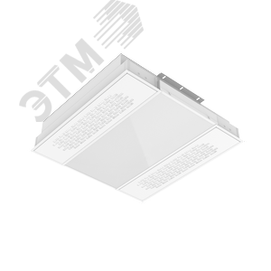 Светильник светодиодный ДВО-30Вт с UV-блоком встраиваемый 595х595х126 мм 6500К IP40 с призм.рас.