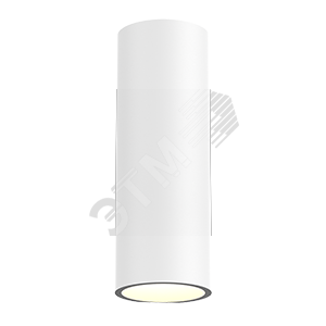 Светильник светодиодный WL-Tube настенный10W 4000K 80х230мм угол 60 град. IP54 RAL9010 белый матовый