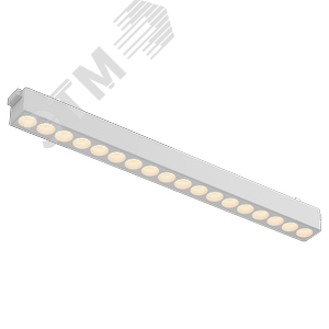 Светильник светодиодный трековый линейный Comfort L338 для магнитной системы Galakti 338х26х24 мм 18 Вт 4000 K 24 град CRI>90 белый