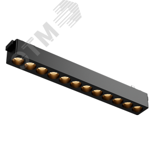 Светильник светодиодный трековый линейный Comfort L230 для магнитной системы Galakti 230х26х24 мм 12 Вт 4000 K 24 град CRI>90 черный