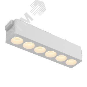 Светильник светодиодный трековый линейный Comfort L122 для магнитной системы Galakti 122х26х24 мм 6 Вт 3000 K 24 град CRI>90 белый