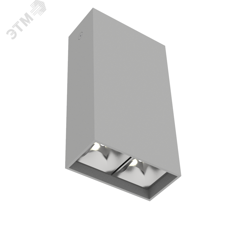 Светильник светодиодный ДПО-8Вт 3000К DL-Box Reflect Multi 36 град. серый
