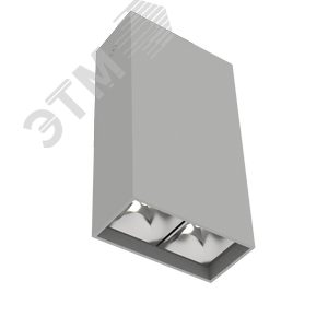 Светильник светодиодный ДПО-8Вт 4000К DL-Box Reflect Multi 35x75 град. серый