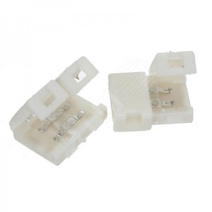 Разъем фиксированный для LED ленты 9,6W/m IP20 8мм