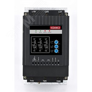 Устройства плавного пуска MCD1 для однофазных двигателей 1х220В. Напряжение управления питания 220 В, без кнопки 'Пуск'. VM-10-PK37-0002-S2-CV2 Входно