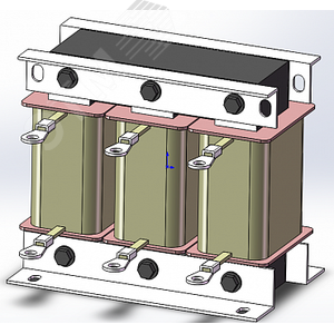 Дроссель выходной переменного тока ACO-0450-T4 Мощность ПЧ, кВт: 220 Номинальный выходной ток, А: 450