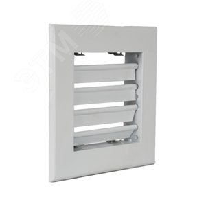 Решетка однорядная алюминиевая 1WA 150x150