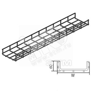 Усиленный проволочный лоток