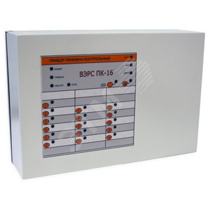 Прибор приемно-контрольный охранно-пожарный ВЭРС-ПК16М версия 3.2, металлический корпус, 16 шлейфов сигнализации