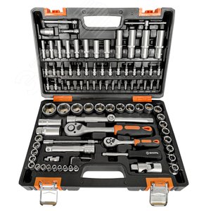 Набор инструментов АВТО, 1/2'' , 1/4'' , CrV, в кейсе 94 предм ''