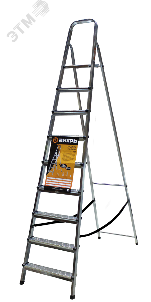 Стремянка стальная СС 1х9