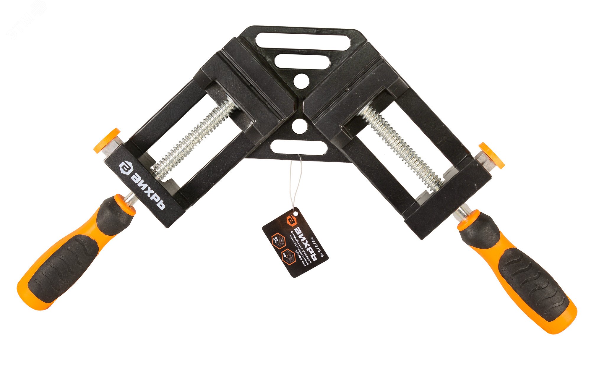 Струбцина угловая, быстрозажимная, 65х65 мм