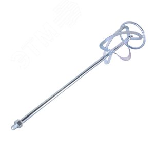 Насадка-миксер оцинкованная 120х600 мм, М14 для строительных смесей