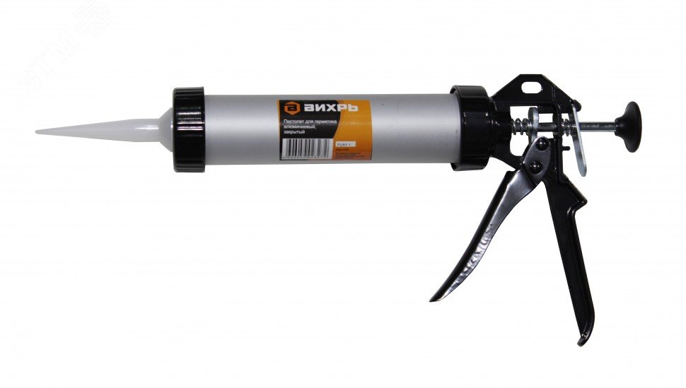 Пистолет для герметика алюминиевый закрытый