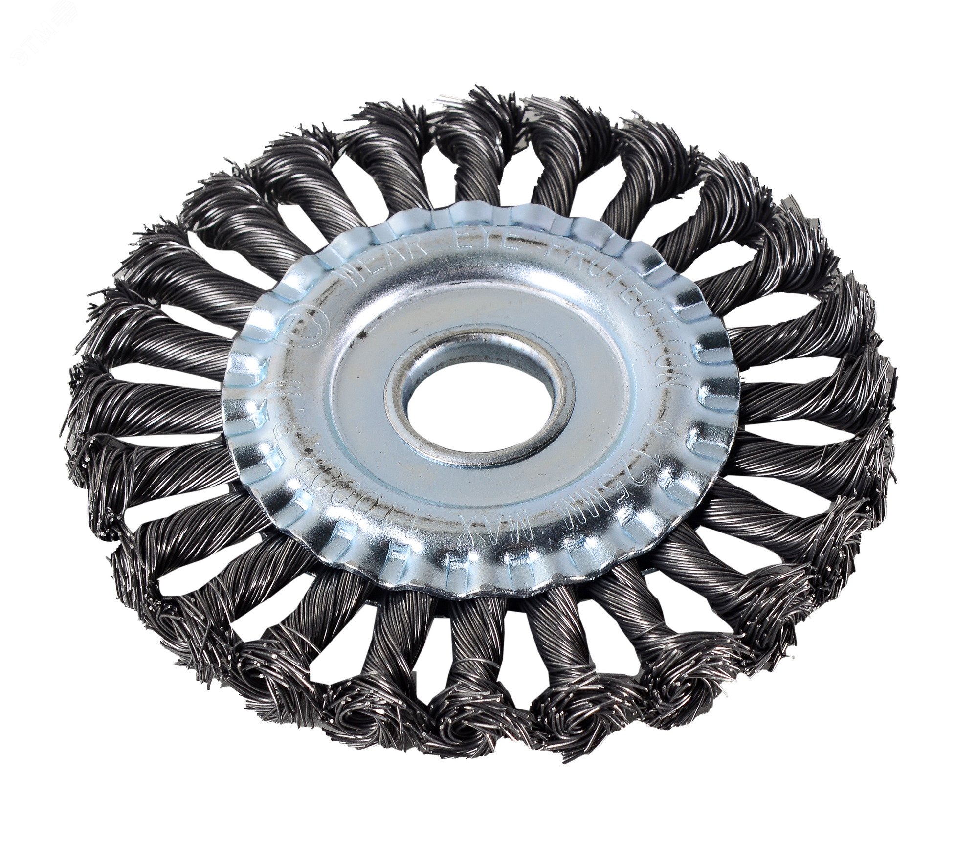 Щётка для УШМ плоская, крученая, 125 мм